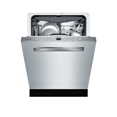 24" Bosch 500 Series Flush Handle Dishwasher In Stainless Steel - SHPM65W55N