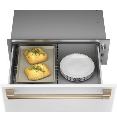 30" Café Warming Drawer in Matte White - CTW900P4PW2