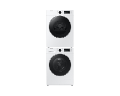 23" Samsung 2.9 Cu. Ft . Front Load Washer with Super Speed And 4.0 Cu. Ft. Dryer with Sensor Dry - WW25B6800AW-DV25B6800EW