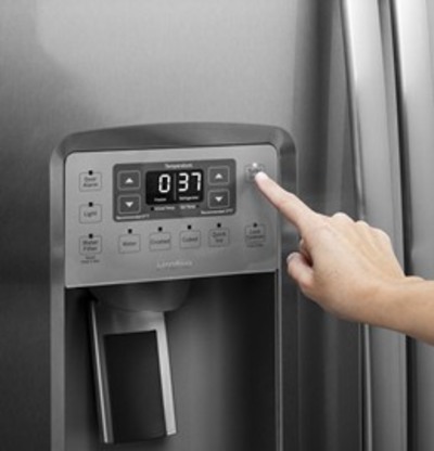 36" GE Profile 25.4 Cu. Ft. Side-by-Side Refrigerator with Dispenser - PSE25KSHSS