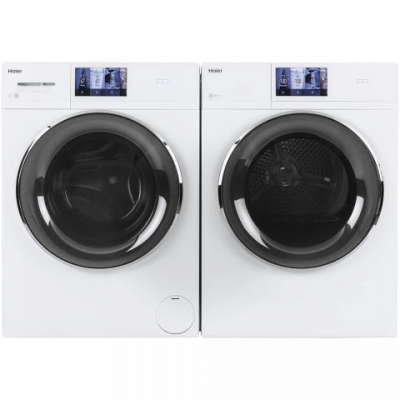 25" Haier 4.1 Cu. Ft. Electric Dryer in White - QFD15ESMNWW