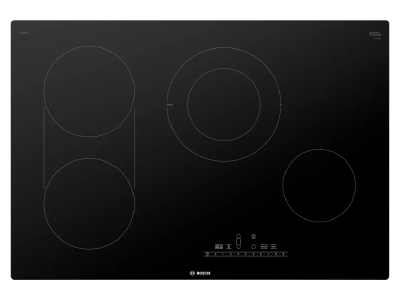 30" Bosch 800 Series Cooktop in Black Surface Mount Without Frame - NET8069UC