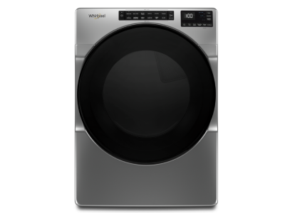 27" Whirlpool 7.4 Cu. Ft. Electric Wrinkle Shield Front Load Dryer - YWED5605MC