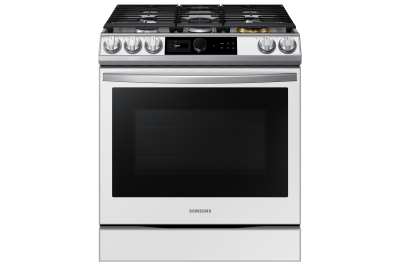 30" Samsung 6.0 Cu.Ft. Slide-in Gas Range with 22K Double Burner and Air Fry - NX60BB871112AA