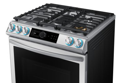 Samsung Flex Duo 6.3 cu. ft. Front Control Slide-in Dual Fuel Range with  Smart Dial, Air Fry & WiFi, Fingerprint Resistant Stainless Steel  NY63T8751SS/AA - Best Buy