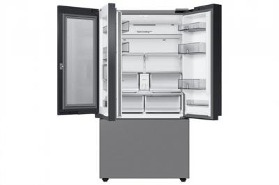 36" Samsung 3 Door Bespoke French Door Refrigerator With Beverage Center - RF24BB6600QLAA