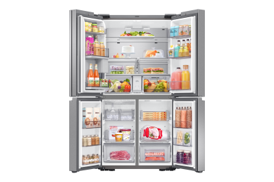 36" Samsung 22.8 Cu. Ft. French Door Refrigerator With Beverage Center In Stainless Steel - RF23A9671SR