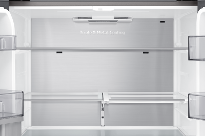 36" Samsung 29 Cu. Ft. French Door Refrigerator With Beverage Center In Stainless Steel - RF29A9671SR