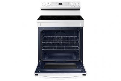 30" Samsung 6.3 Cu. Ft. Freestanding Electric Range With Built-In Wi-fi - NE63A6511SW