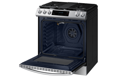 30" Samsung 6.0 Cu. Ft. Gas Range With Fan Convection In Stainless Steel - NX60T8311SS