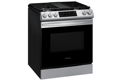 30" Samsung 6.0 Cu. Ft. Gas Range With Fan Convection In Stainless Steel - NX60T8311SS