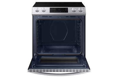 30" Samsung 6.3 Cu. Ft. Electric Range With Slide-in Design In Stainless Steel - NE63T8111SS/AC