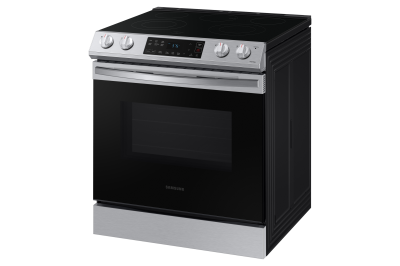 6.3 cu. ft. Smart Freestanding Electric Range with Steam Clean in Stainless  Steel Ranges - NE63A6111SS/AA