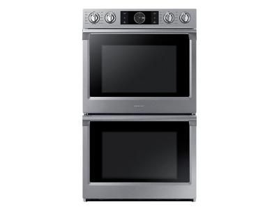 30" Samsung 10.2 Cu. Ft. Convection Double Oven With Steam Bake And Flex Duo - NV51K7770DS