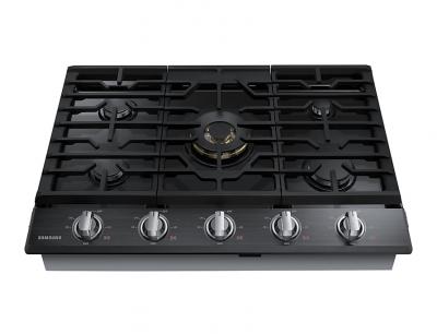 30" Samsung Gas Cooktop With 22K BTU Dual Power Burner - NA30N7755TG