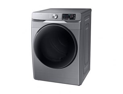27" Samsung 7.5 Cu. Ft. Electric Dryer With Steam Sanitize In Platinum - DVE45T6100P
