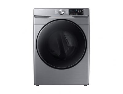 27" Samsung 7.5 Cu. Ft. Electric Dryer With Steam Sanitize In Platinum - DVE45T6100P