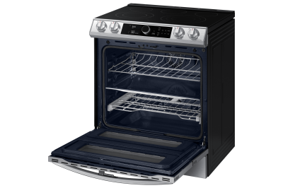 30" Samsung 6.3 Cu. Ft. Electric Range With Flex Duo And Air Fry In Stainless Steel - NE63T8751SS/AC