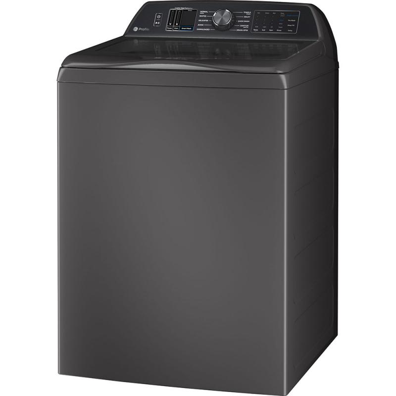 GE Profile PTW700BPTDG 28" 6.2 Cu. Ft. Washer with Smarter Wash Tech
