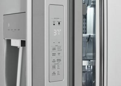 36" Electrolux 22.6 Cu. Ft. 4 Door French Door Counter Depth Refrigerator in Stainless Steel - ERFC2393AS