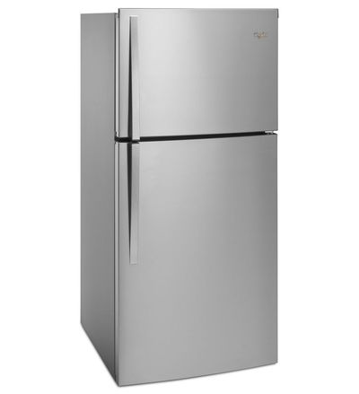 30" Whirlpool 19.2 Cu.Ft. Top-Freezer Refrigerator With LED Interior Lighting - WRT549SZDB