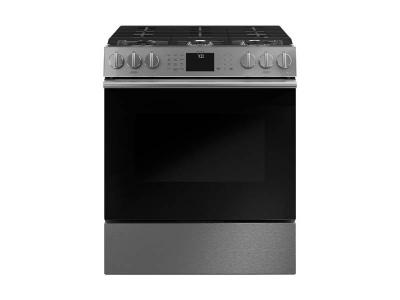 30" Café 5.6 Cu. Ft. True Convection 6-Burner Slide-In Gas Range - CCGS700M2NS5