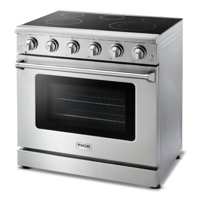 36" ThorKitchen Professional Electric Range in Stainless Steel - HRE3601