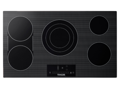 36" ThorKitchen Professional Electric Cooktop with Touch Control in Black - TEC36