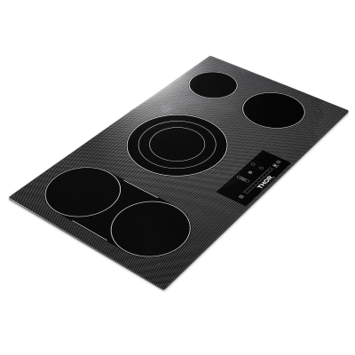 36" ThorKitchen Professional Electric Cooktop with Touch Control in Black - TEC36