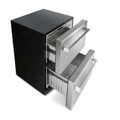 24" ThorKitchen Indoor Outdoor Refrigerator Drawer in Stainless Steel - TRF24U