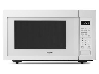 22" Whirlpool 1.6 Cu. Ft. Countertop Microwave With 1200 Watt Cooking Power - YWMC30516HW