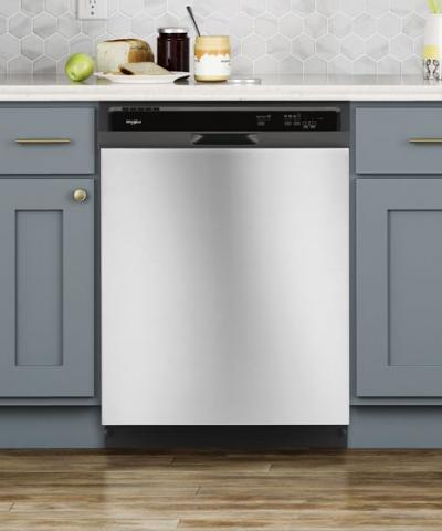 24" Whirlpool Heavy-Duty Dishwasher with 1-Hour Wash Cycle - WDF330PAHS