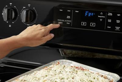 30" Whirlpool 5.3 Cu. Ft. Electric Range With Frozen Bake Technology In Black - YWFE515S0JB