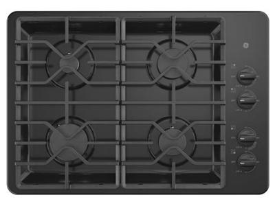 30" GE Built-In Gas Deep Recessed Black Cooktop - JGP3030DLBB