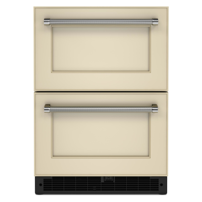 24" KitchenAid 4.44 Cu. Ft. Undercounter Double-Drawer Refrigerator in Panel Ready - KUDR204KPA