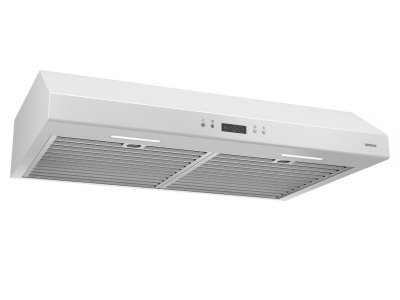 30" Broan Glacier Series Under-Cabinet Range Hood in White - BCLB130WH