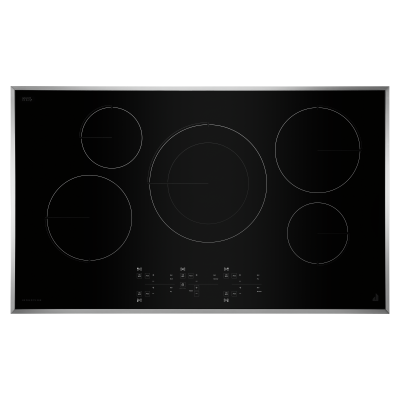 36" Jenn-Air Electric Induction Smoothtop Cooktop with 5 Elements in Stainless Steel - JIC4536KS