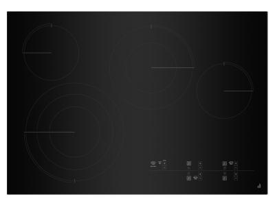 30" Jenn-Air Radiant Touch Cooktop With Emotive Controls In Black - JEC4430KB