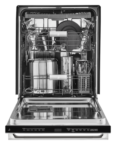 24" Jenn-Air Noir 39 dBA Built-In Dishwasher in Stainless Steel - JDPSS244LM