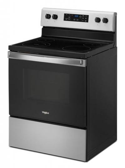 30" Whirlpool 5.3 Cu. Ft. Eelectric Range With Frozen Bake Technology In Stainless Steel