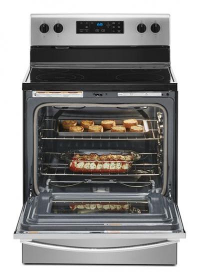 30" Whirlpool 5.3 Cu. Ft. Eelectric Range With Frozen Bake Technology In Stainless Steel