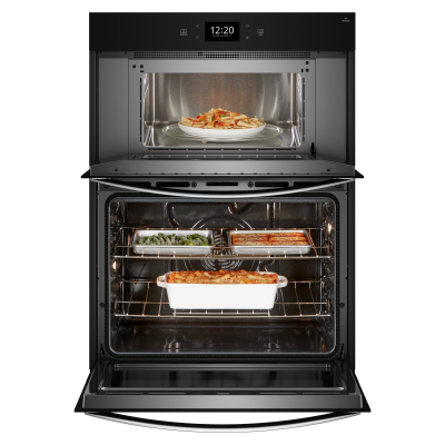 30" Whirlpool 5.0 Cu. Ft. Combo Wall Microwave Oven with Air Fry - WOEC7030PV