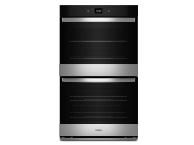 30" Whirlpool 10.0 Cu. Ft. Double Wall Oven with Air Fry in Stainless Steel - WOED5030LZ