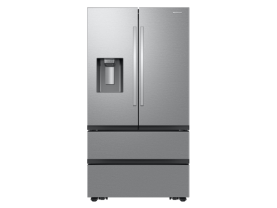 36" Samsung 4-Door French Door Refrigerator with External Ice and Water Dispenser and Dual Auto Ice Maker in freezer  - RF31CG7400SRAA