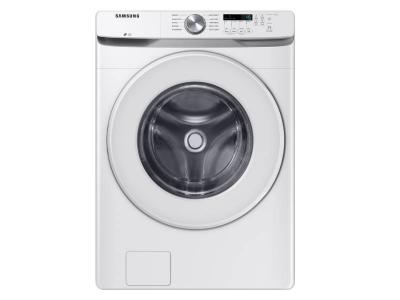27" Samsung 5.2 Cu. Ft. Front Load Washer With Shallow Depth In White - WF45T6000AW
