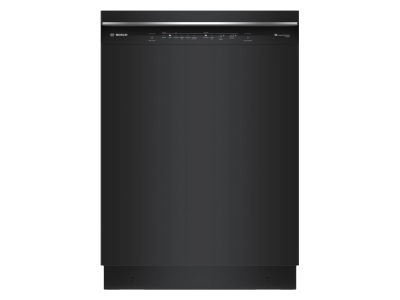 24" Bosch 300 Series 46 dBA Dishwasher with Standard 3rd Rack in Black - SHE53C86N