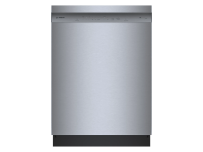 24" Bosch 100 Series Plus 48 dBA Dishwasher in Stainless Steel - SHE4AEM5N