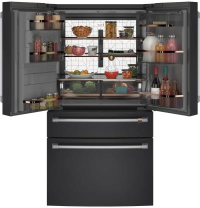 36" Café 27.8 Cu. Ft. Smart 4-Door French-Door Refrigerator - CVE28DP3ND1