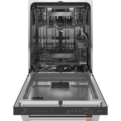 24" Café Interior Built In Dishwasher with Hidden Controls in Matte Black - CDT875P3ND1