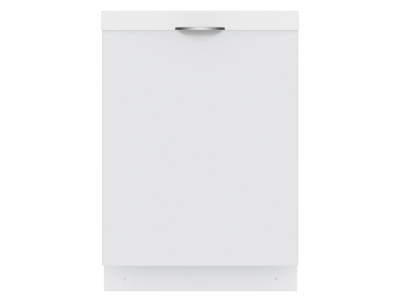 24" Bosch Scoop Handle 300 Series 46 dBA Dishwasher in White - SHS53C72N